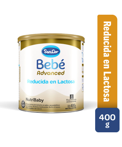 Leche Sancor Bebé Advanced Reducida En Lactosa X 400 Gr