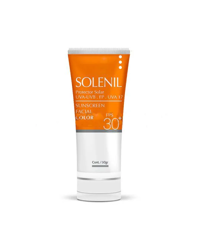 Protector Solar Facial C/Color Solenil FPS30 X 50 Gr