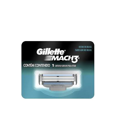 Repuesto Cartucho Afeitadora Gillette Mach3 X 1un