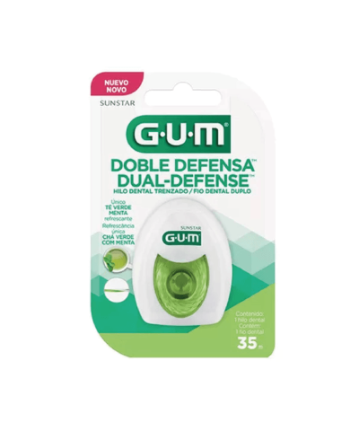 Hilo Dental Trenzado Dual Defence 35mts Gum