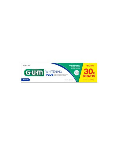 Pasta Dental Gum Whitening Plus + 30g De Regalo X120gr