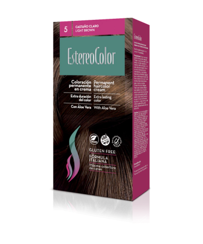 Kit Coloración Estereocolor Tono 5 Castaño Claro