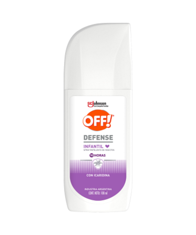 Repelente Para Mosquitos Off Defense Infantil Spray X100ml