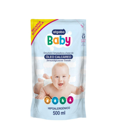 Repuesto Baby Óleo Calcáreo Doypack Algabo 500ml