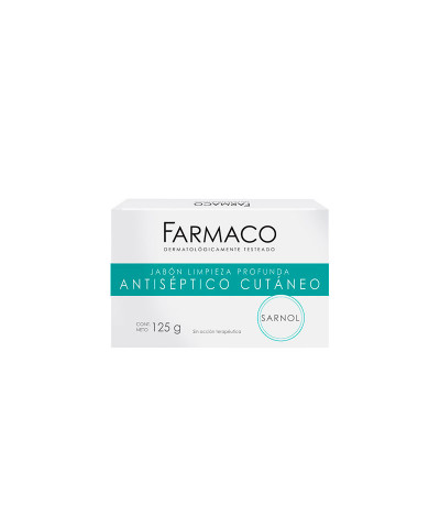 Jabón Farmaco Antisético Cutáneo Sarnol X 125 Gr