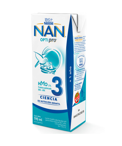 Nestlé Nan Optipro HMO 3 RTD Brick X 190 Ml