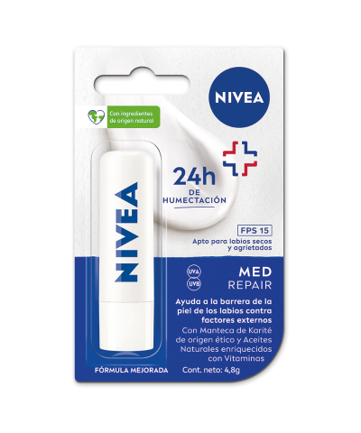 Protector Labial Nivea Med Repair X 4.8 Gr