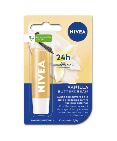Protector Labial Nivea Vainilla Buttercream X 4.8 Gr