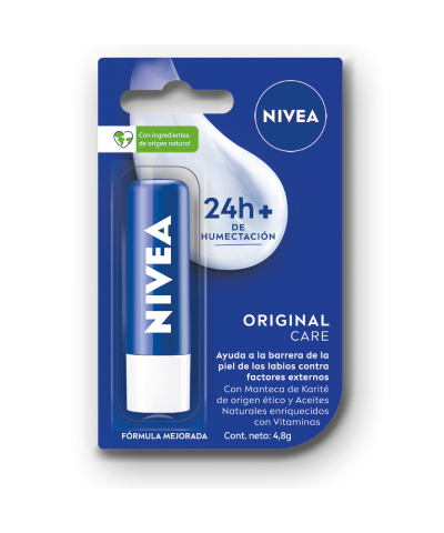 Protector Labial Nivea Original Care X 4.8 Gr