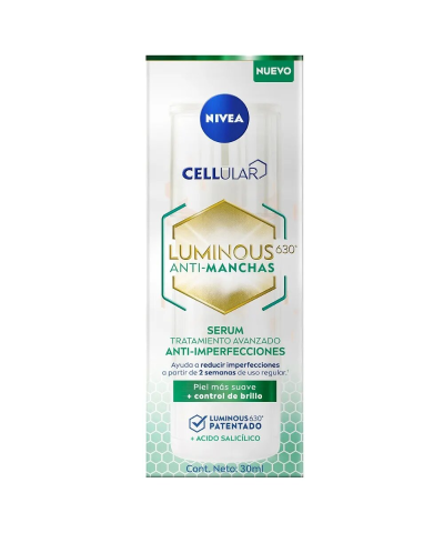 Sérum Anti Acné Luminous 630 Anti Imperfecciones X 30 Ml