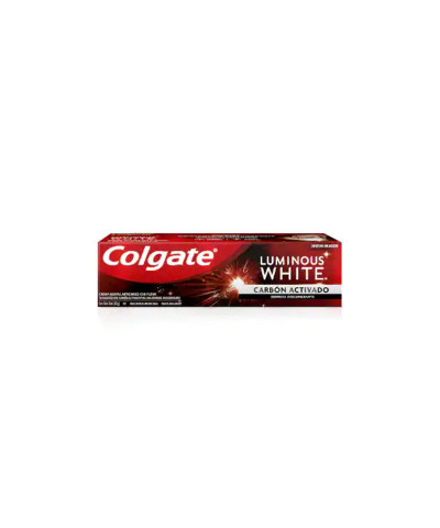 Crema Dental Colgate Luminous White Carbón Activado X 90 Gr