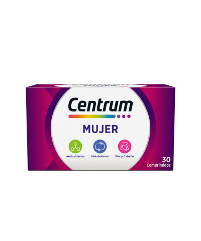 Suplemento Centrum Mujer X 30 Caps