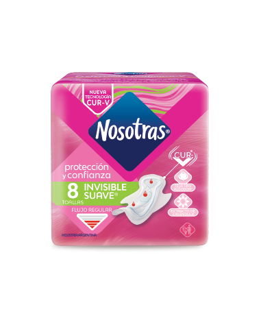 Toalla Higienica Invisible Suave Nosotras 8u