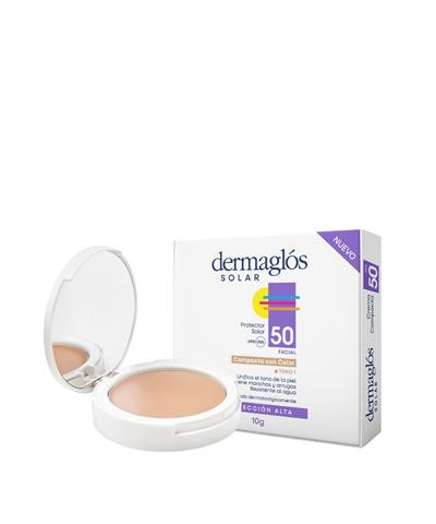 Protector Solar Facial Dermaglos Fps 50 Base T2 X10gr
