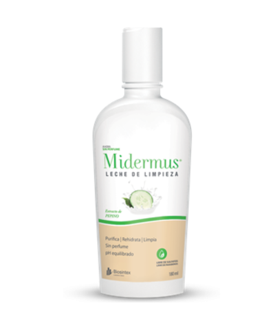 Leche De Limpeza Con Extracto De Pepino Midermus X 200 Ml