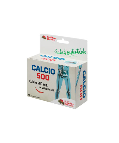 Suplemento Garden House Calcio 500 Mg X 40 Comp