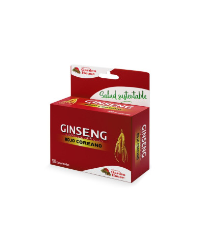 Suplemento Garden House Ginseng Rojo Coreano X 50 Comp