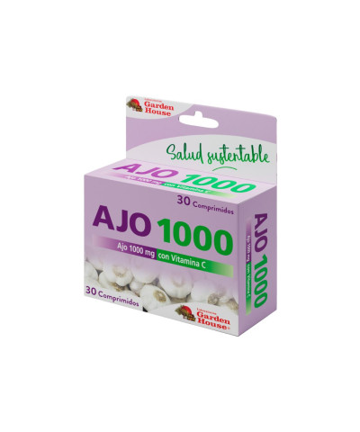 Suplemento Garden House Ajo 1000 Con Vit C X 30 Comp