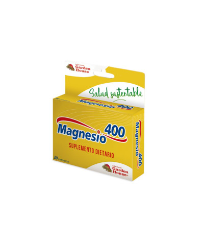 Suplemento Garden House Magnesio 400 Mg X 30 Comp