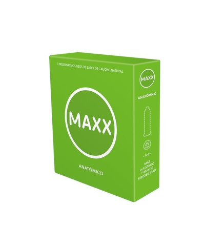 Preservativos Anatomicos Maxx X 3 Unds