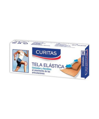 Curitas Tela Elastica X 8 Unidades