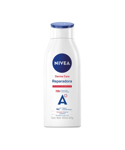 Crema Corporal NIVEA Derma Care Reparadora Hipoalergénica 400ml
