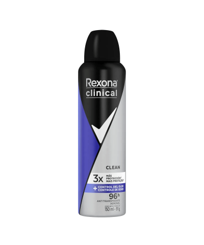 Antitranspirante Rexona Clinical Clean X150ml