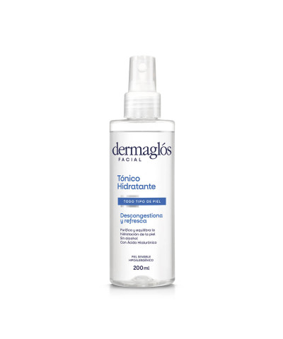 Tonico Facial Dermaglos Hidratante Spray X200ml