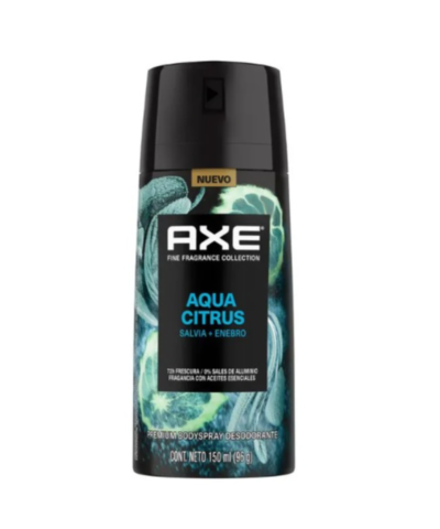 Desodorante Aerosol AXE Aqua Citrus 150 Ml
