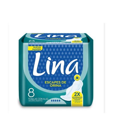 Tollas Incontinencia Lina C/Alas X  8  Unds