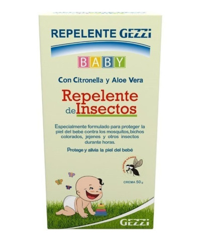 Repelente En Crema Gezzi Baby C/Citronella X 50gr