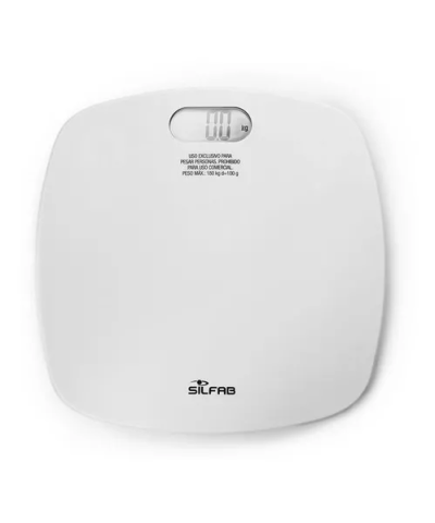 Balanza Personal Digital Curve Silfab White