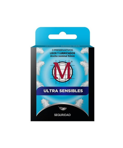 Preservativos Ultra Sensible (3 Unidades)Marca M
