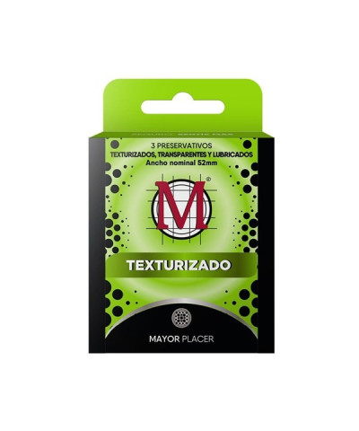 Preservativos Texturados (3 Unidades)Marca M