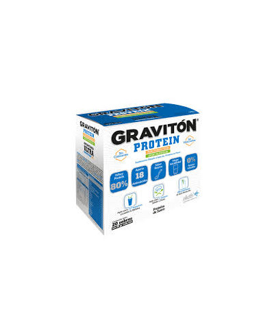 Suplemento Nutricional Gravitón Protein X20 Sobres Sabor Neutro
