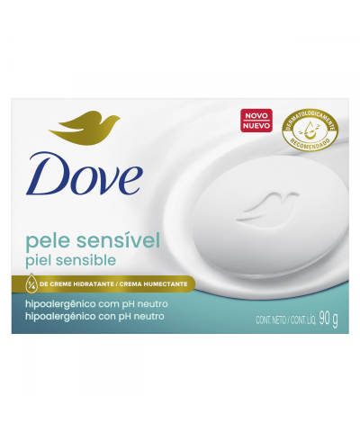 Jabon De Tocador Dove Piel Sensible X90gr