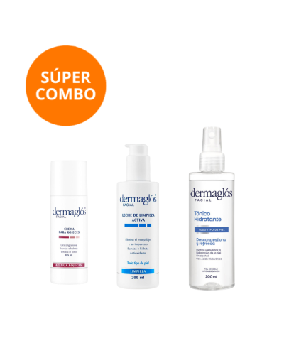 Kit Rutina Facial Dermaglós Piel Enrojecida