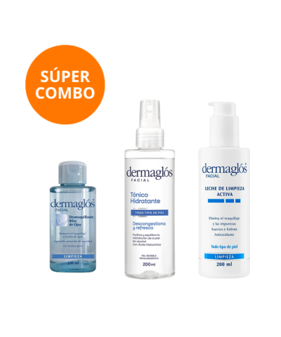 Kit Limpieza Facial Dermaglós Todo Tipo De Piel