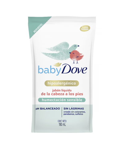Jabon Liquido Dove Baby Rep.hidrat.sens X180ml