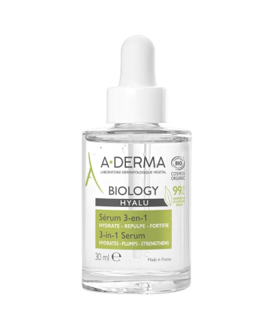 Serum Hidratante 3 En 1 Biology Hyalu  Aderma X 30 Ml