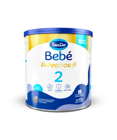 Leche Sancor Bebé 2 Adv Lata X 800 Gr