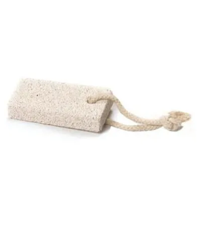 Piedra Pomez Pelliza Grande Rectangular Con Cordón