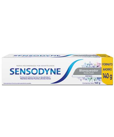 Crema Dental Sensodyne Extra Fresh Blanqueador X140gr