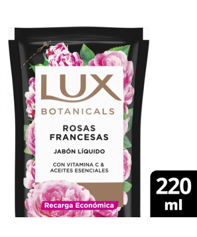 Jabon Liquido Lux Botan Rosas Francesas Refil X220ml