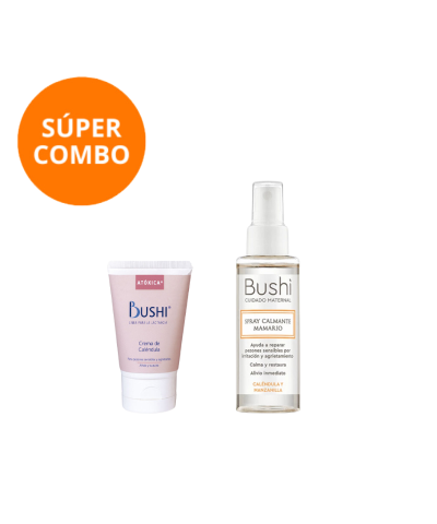 Kit Bushi Lactancia Crema + Spray Calmante
