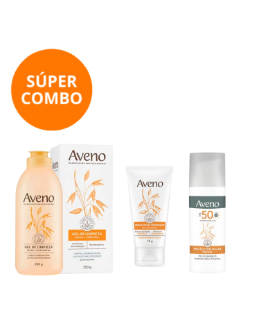 Kit Aveno Facial Completo Piel Sensible Seca