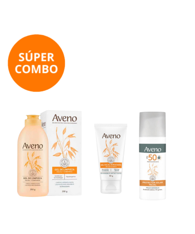 Kit Aveno Facial Completo Piel Sensible Mixta