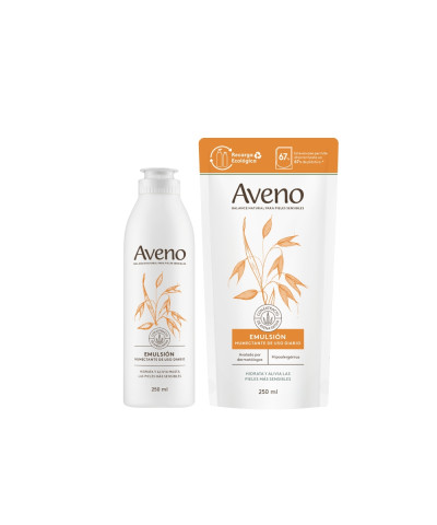 Kit Emulsión Aveno 250ml + Refill
