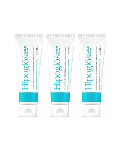 Kit Crema Hipoglós Cuidado Diario 3 Unidades X 90g
