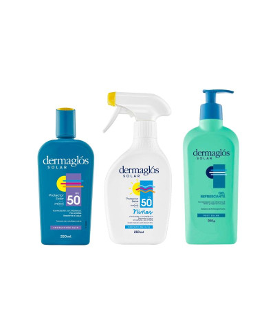 Kit Protector Solar Dermaglós FPS 50 + Niños + Post Solar